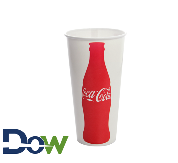 32oz Paper Cold Cups Printed Coca Cola